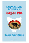 LAPEL BADGE DEVIL IN OVAL