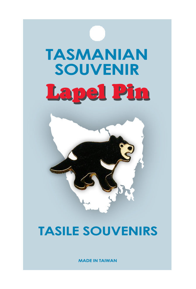 LAPEL BADGE BLACK DEVIL