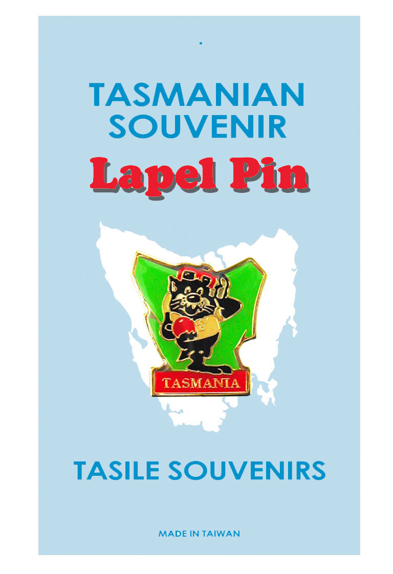 LAPEL BADGE MAP/DEVIL