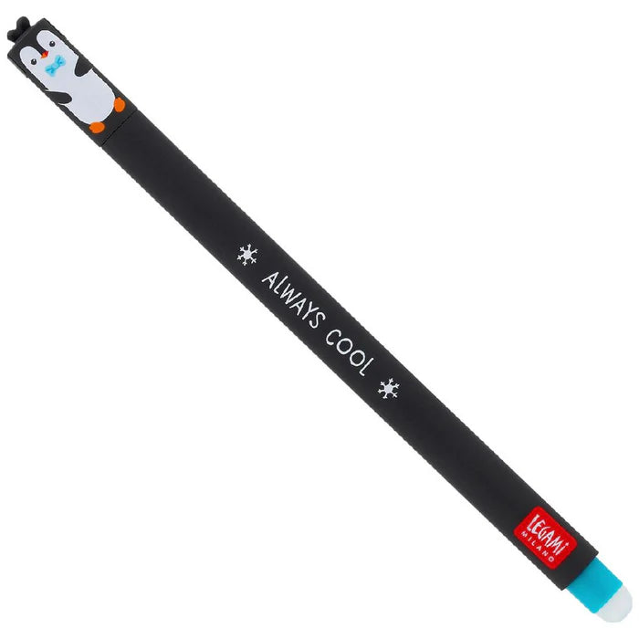 LEGAMI Erasable Gel Pen - Erasable Pen - Penguin