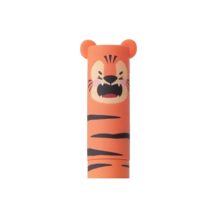 LEGAMI Tiger - Erasable Gel Pen - Ball at the End for Removing Ink - Without Wearing the Sheet - Orange Ink - Temperature Sensitive Ink - 0.7mm Tip