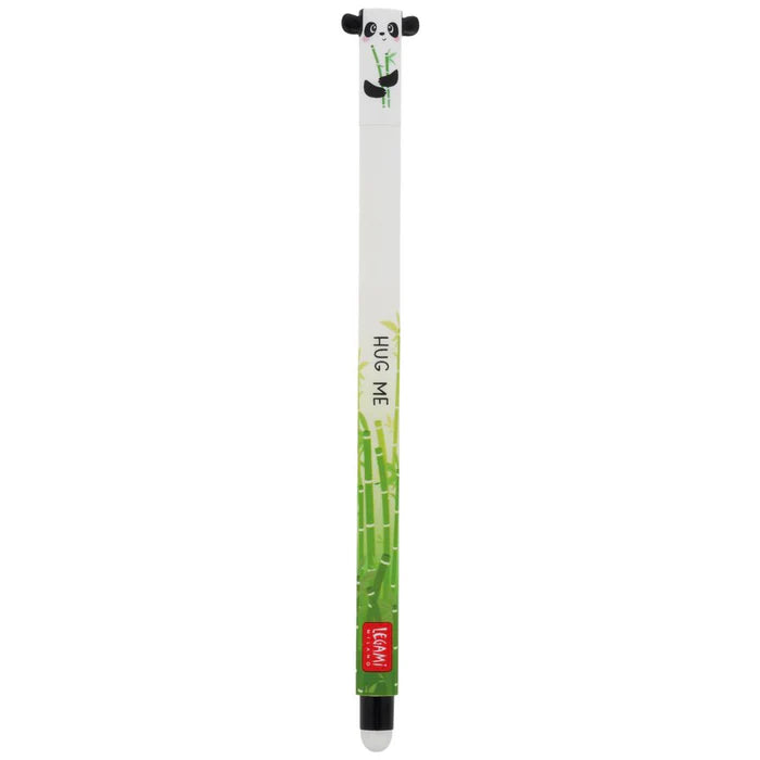 Legami Erasable Gel Pen 0.7 Mm Tip Diameter Black Ink Panda Design Does Not Ruin the Paper Thermosensitive Ink