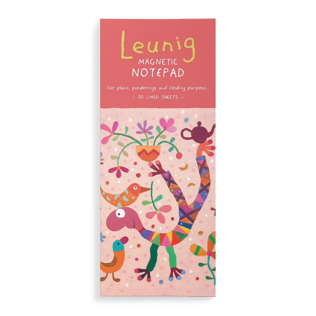 LEUNIG MAGNETIC LIST NOTEPAD ONCE IN A LIFETIME