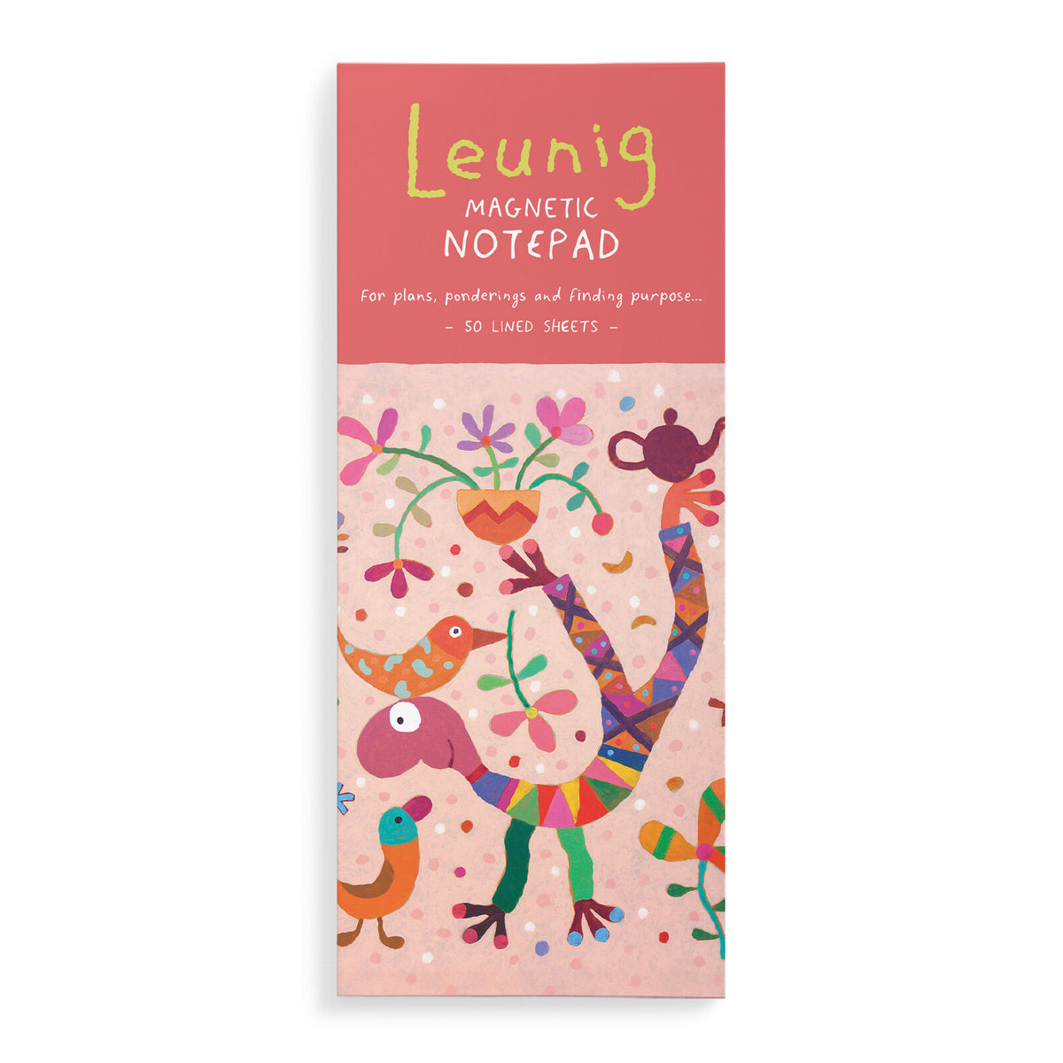 LEUNIG MAGNETIC LIST NOTEPAD ONCE IN A LIFETIME