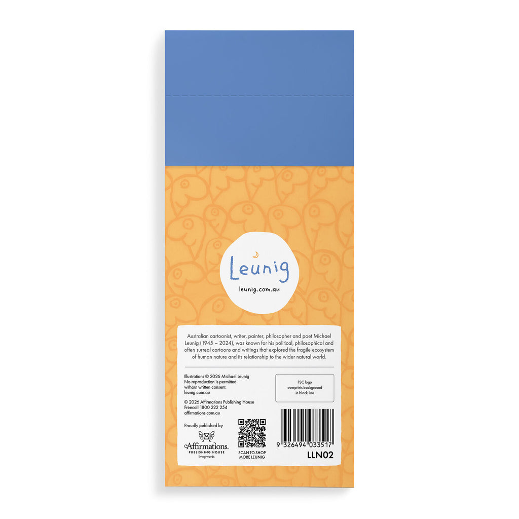 LEUNIG MAGNETIC LIST NOTEPAD THE ACADEMY OF VERY A