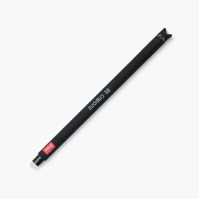 LEGAMI - Cat - Erasable Gel Pen with Ball on the End to Erase Ink