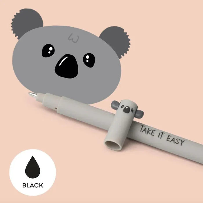 LEGAMI - Koala - Erasable Gel Pen with Ball on the End to Erase Ink