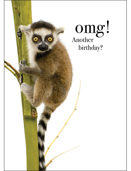 M056 - Omg! - Animal Greeting Card