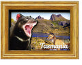 FRAMED DEVIL/TIGER/CRADLE 3D MAGNET