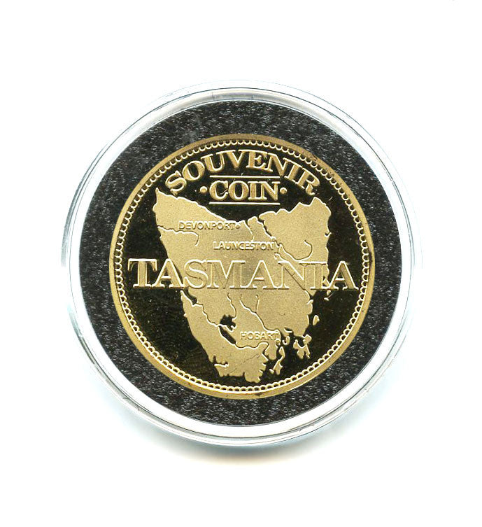 TASMANIAN SOUVENIR COIN TASMANIAN DEVIL P