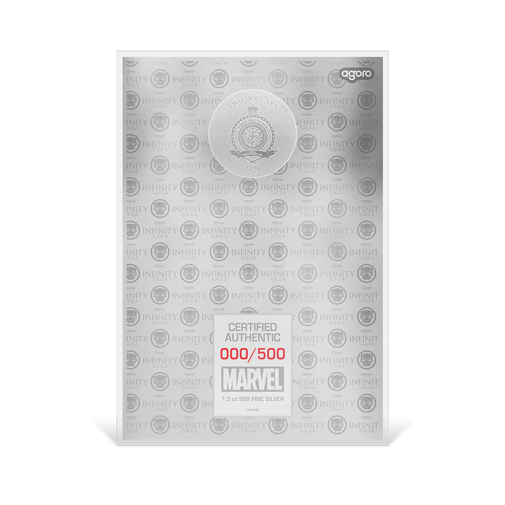 Marvel - The Infinity Saga Phase Three - Black Panther 1.5oz Silver Foil