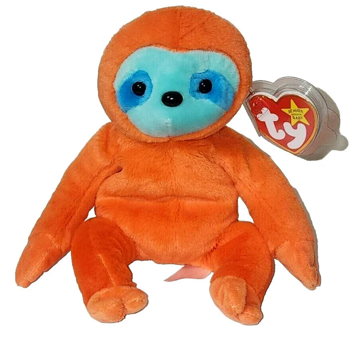 MOLASSES ORANGE SLOTH BEANIE BABY