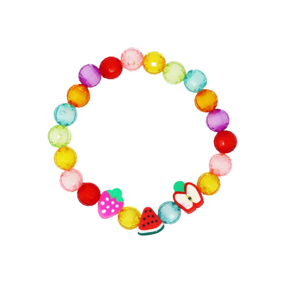 PINK POPPY - FRUIT NECKLACE & BRACELET SET