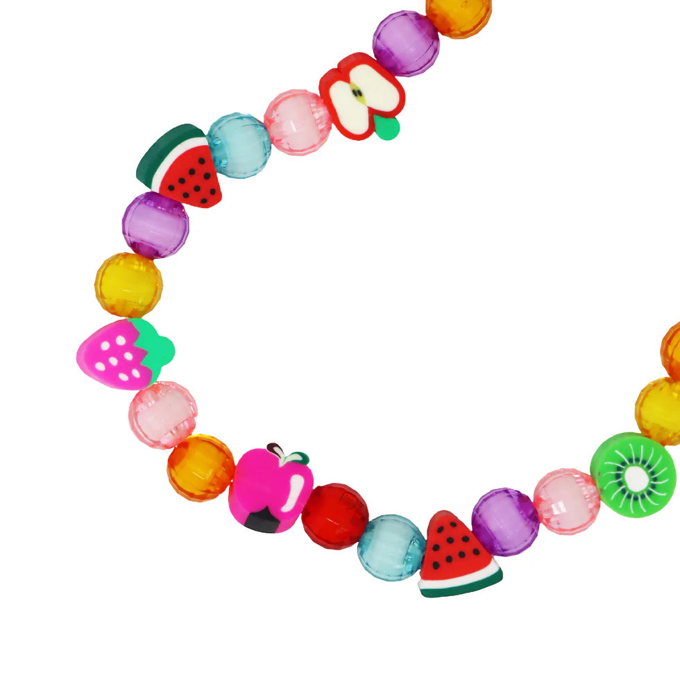 PINK POPPY - FRUIT NECKLACE & BRACELET SET