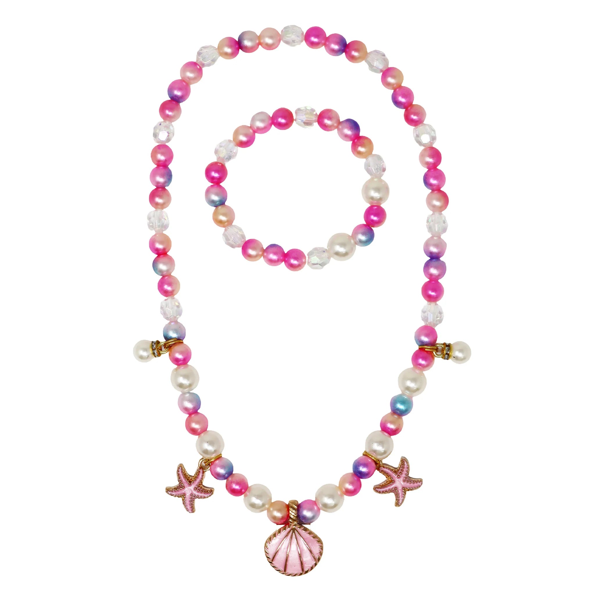 PINK POPPY - MERMAID FANTASY NECKLACE & BRACELET SET