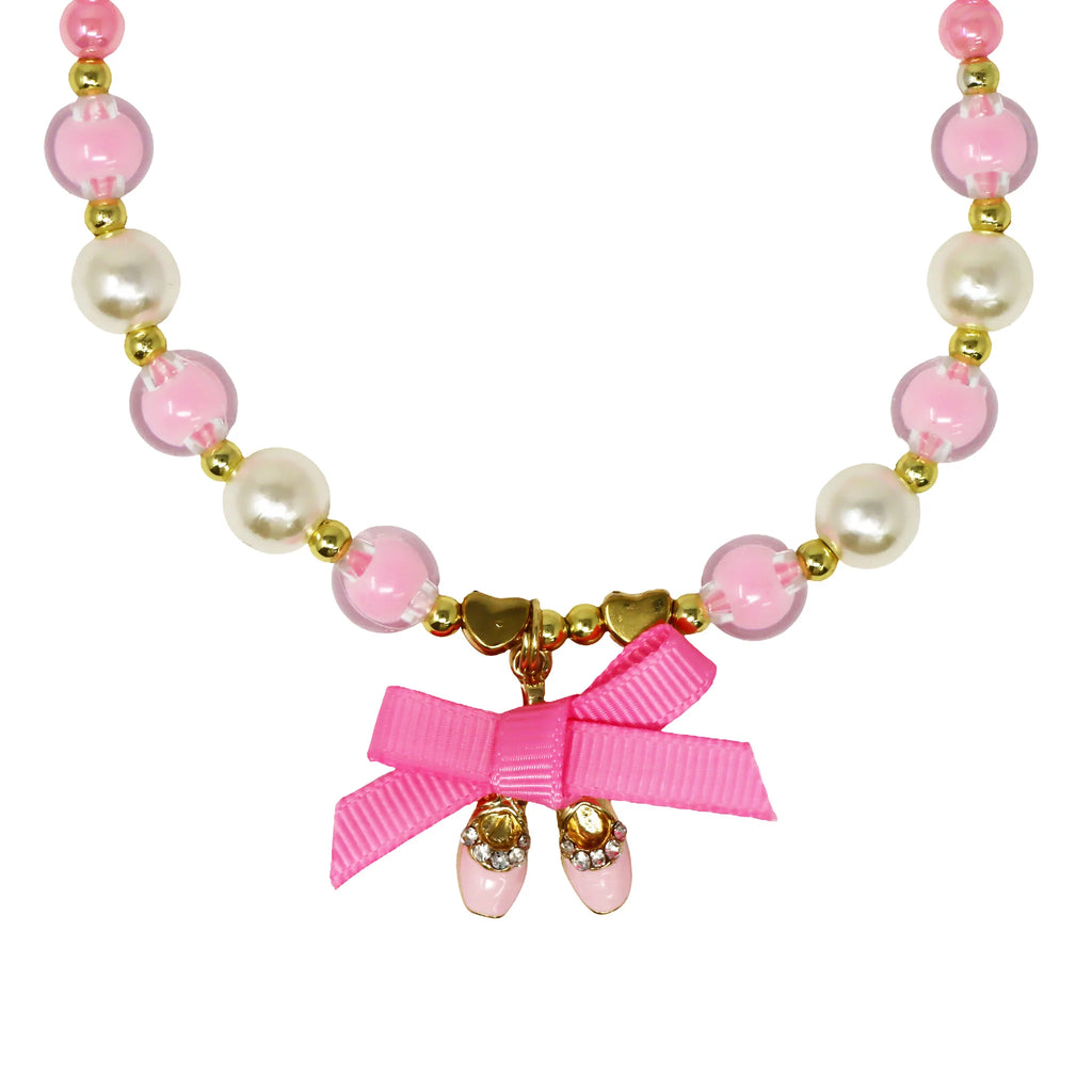 PINK POPPY - BALLERINA BOW NECKLACE & BRACELET SET