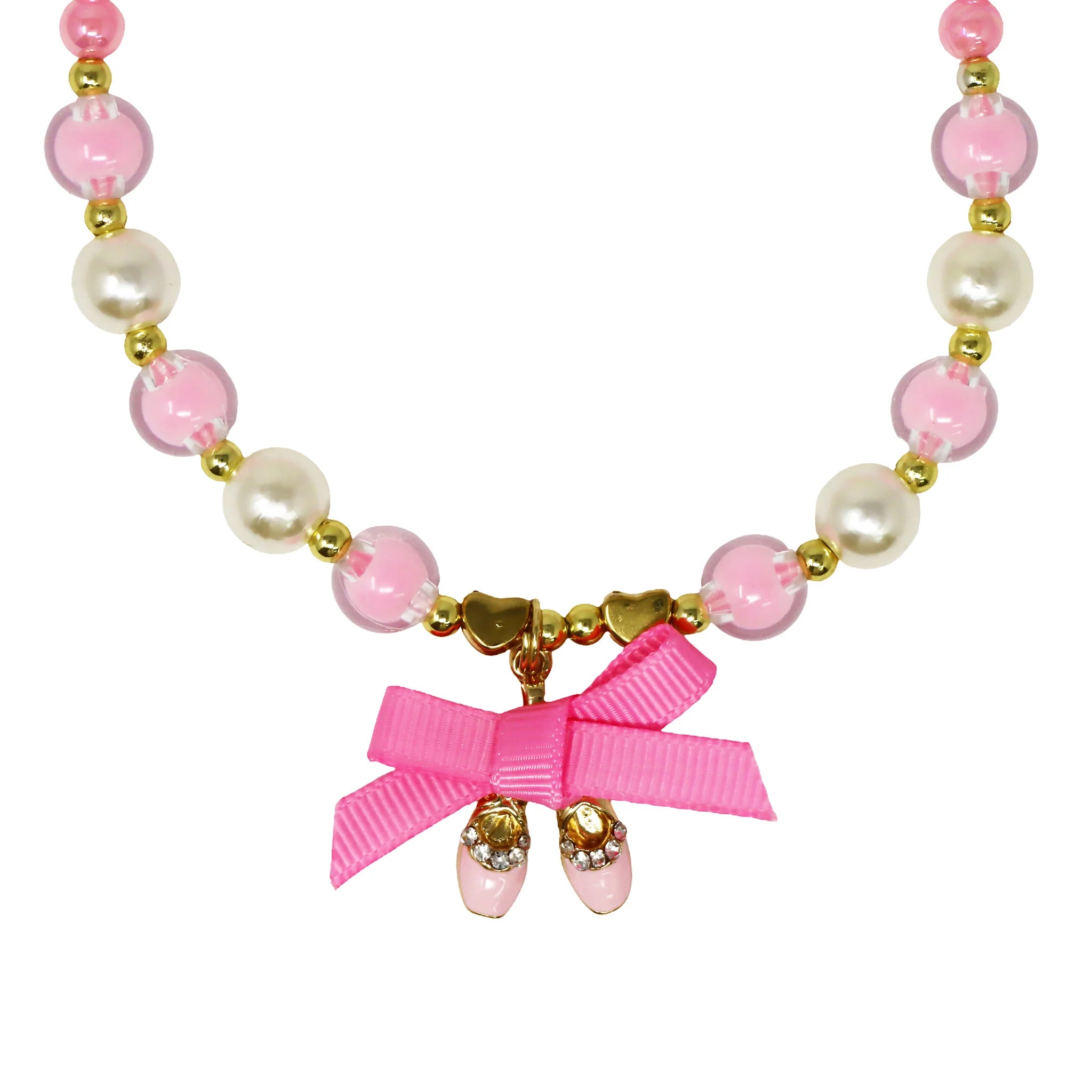 PINK POPPY - BALLERINA BOW NECKLACE & BRACELET SET