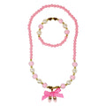 PINK POPPY - BALLERINA BOW NECKLACE & BRACELET SET