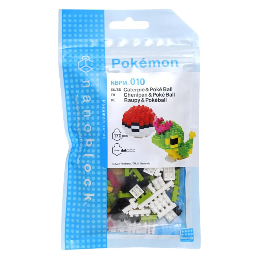 NANOBLOCK CATERPIE & POKE BALL