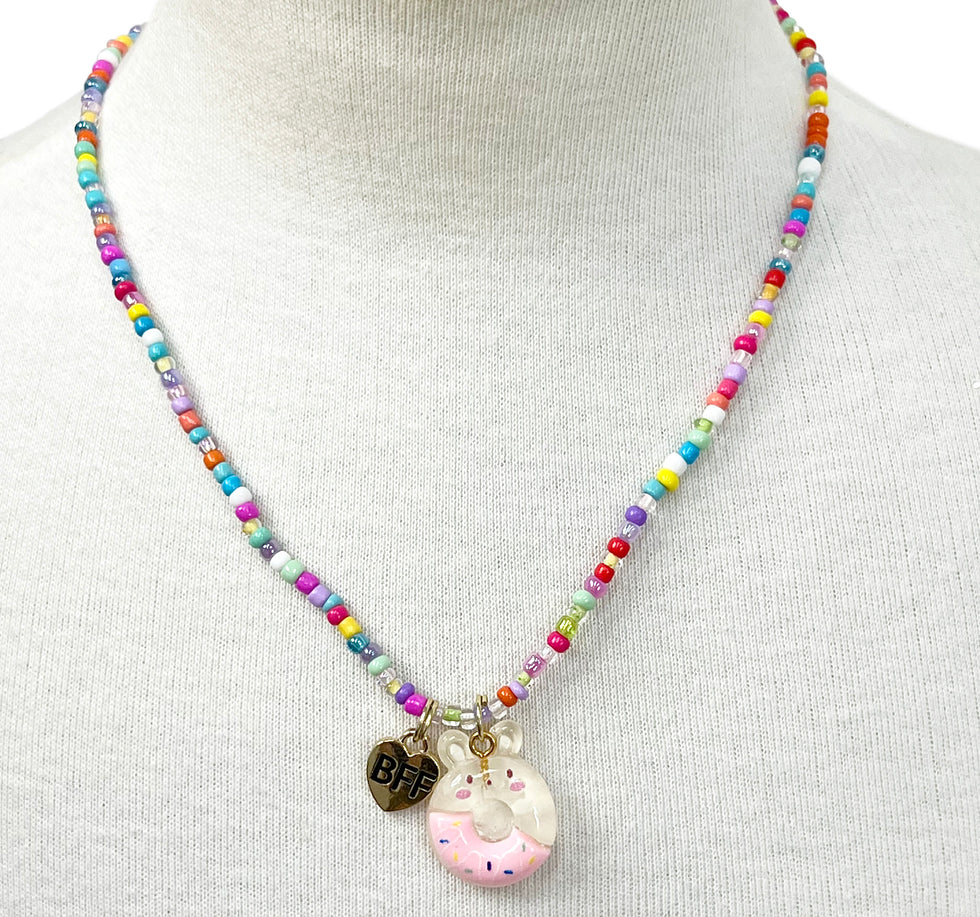 PINK POPPY - BFF DONUT NECKLACE SET