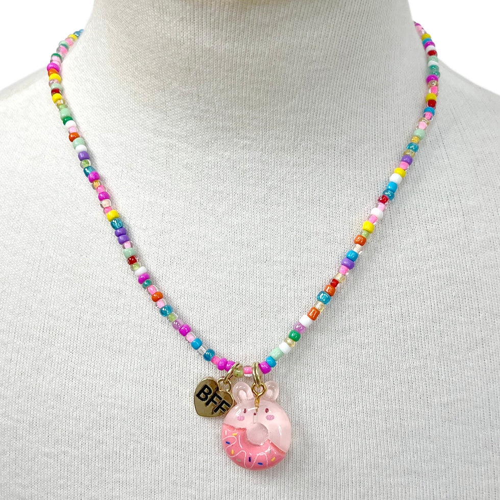 PINK POPPY - BFF DONUT NECKLACE SET