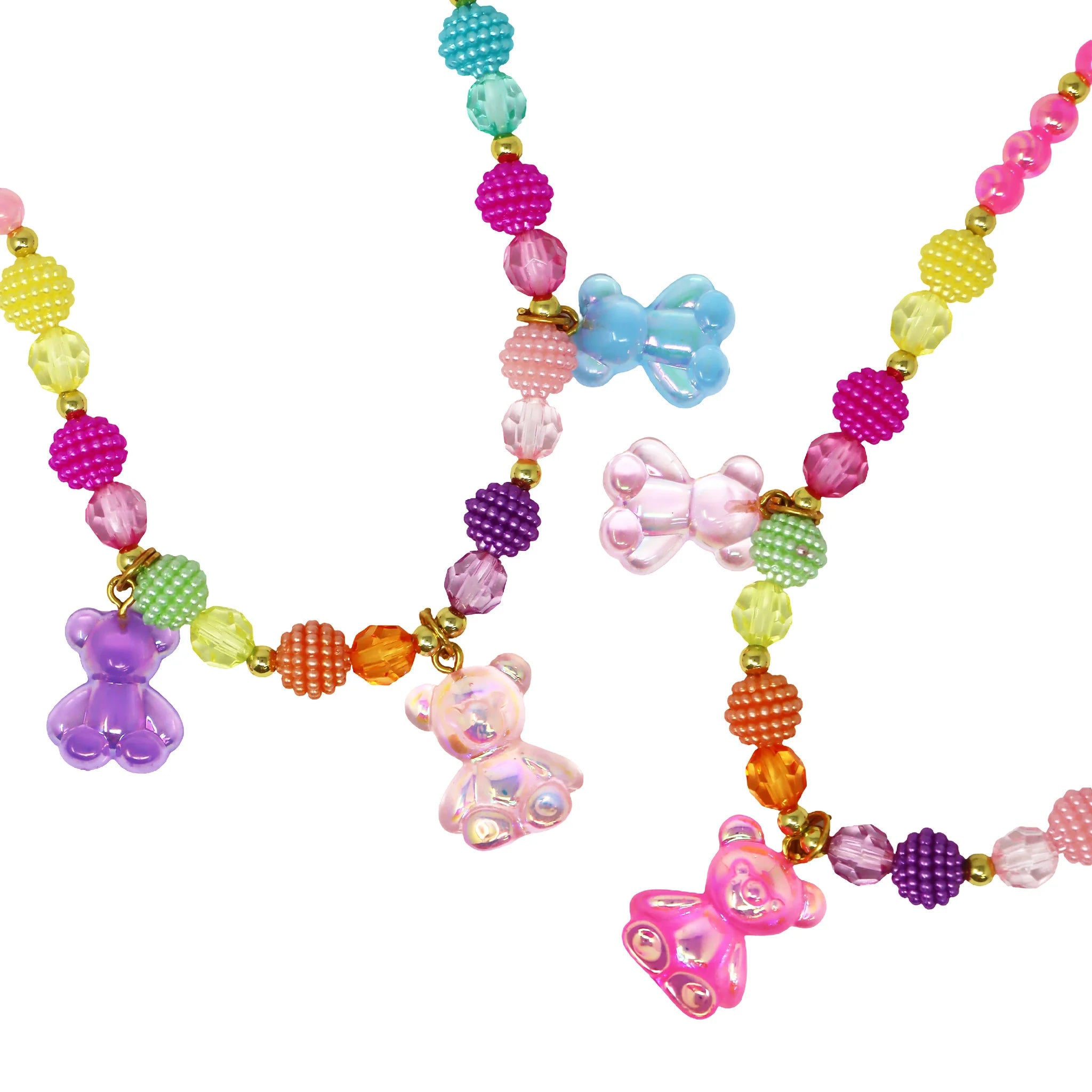 PINK POPPY - JELLY BEAR NECKLACE