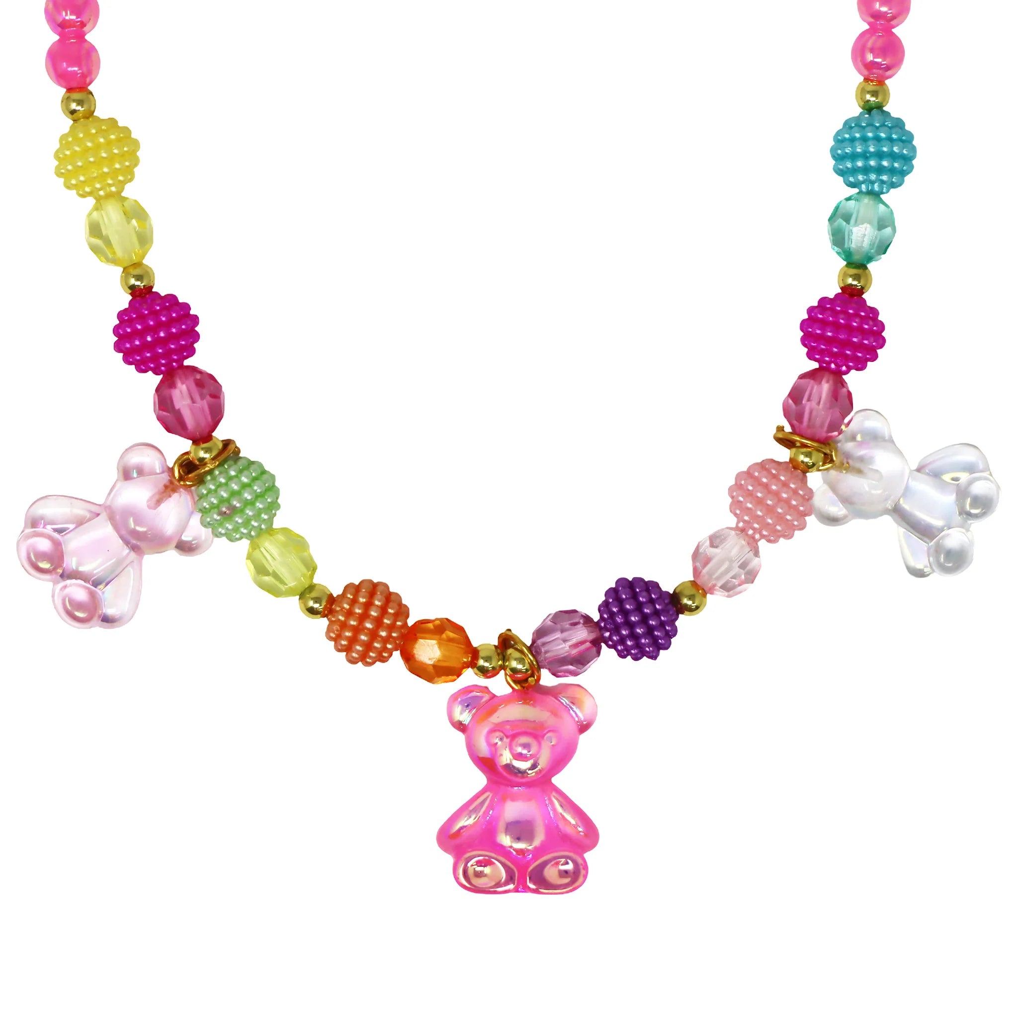 PINK POPPY - JELLY BEAR NECKLACE