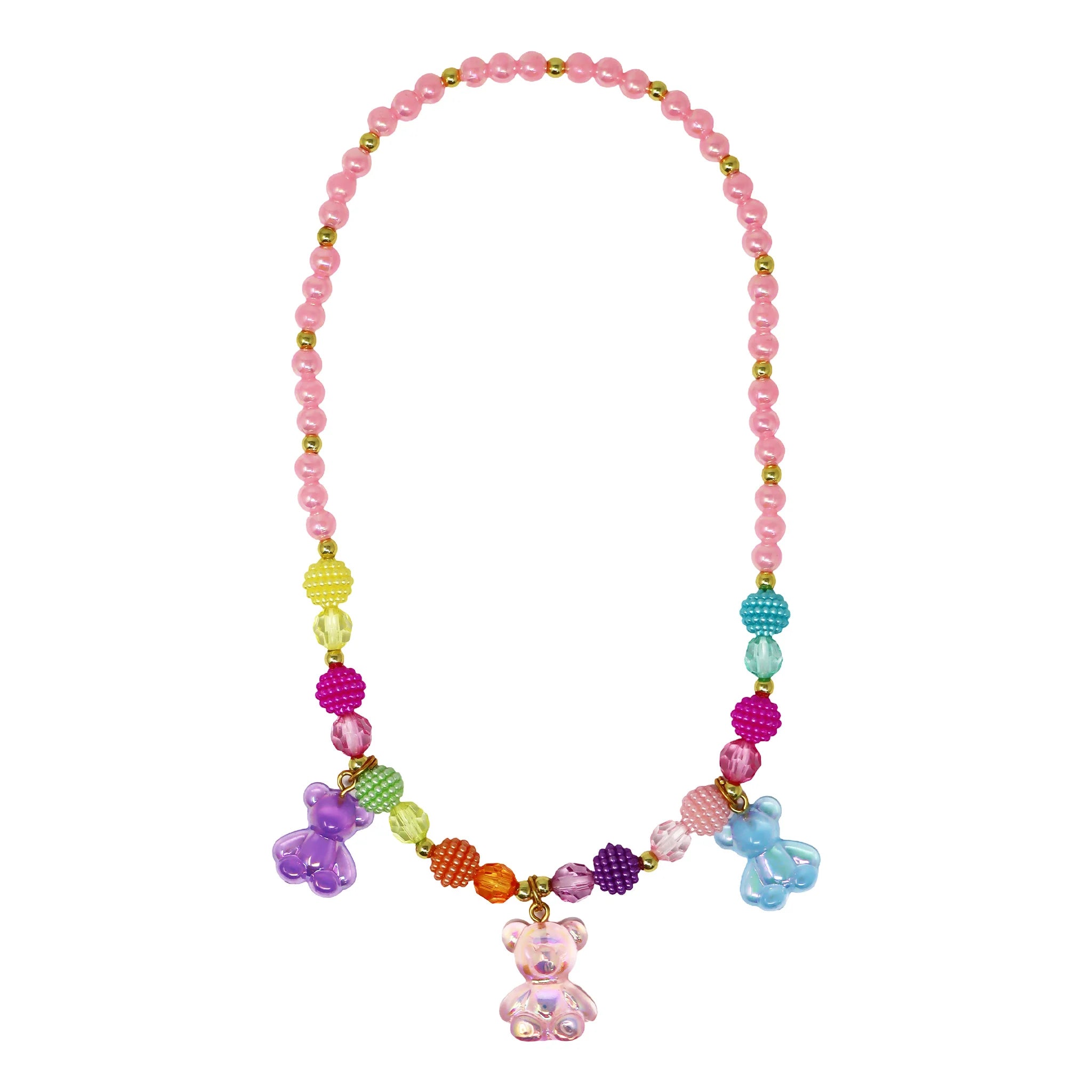 PINK POPPY - JELLY BEAR NECKLACE