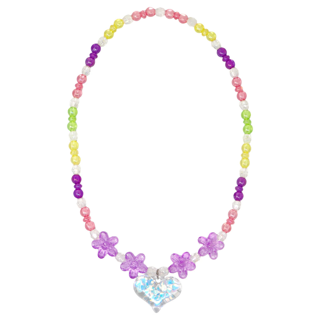 PINK POPPY - BFF RAINBOW HEART NECKLACE SET