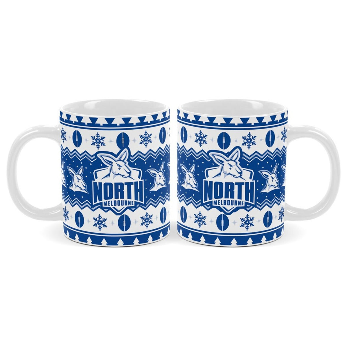 North Melbourne Kangaroos Christmas Coffee Mug