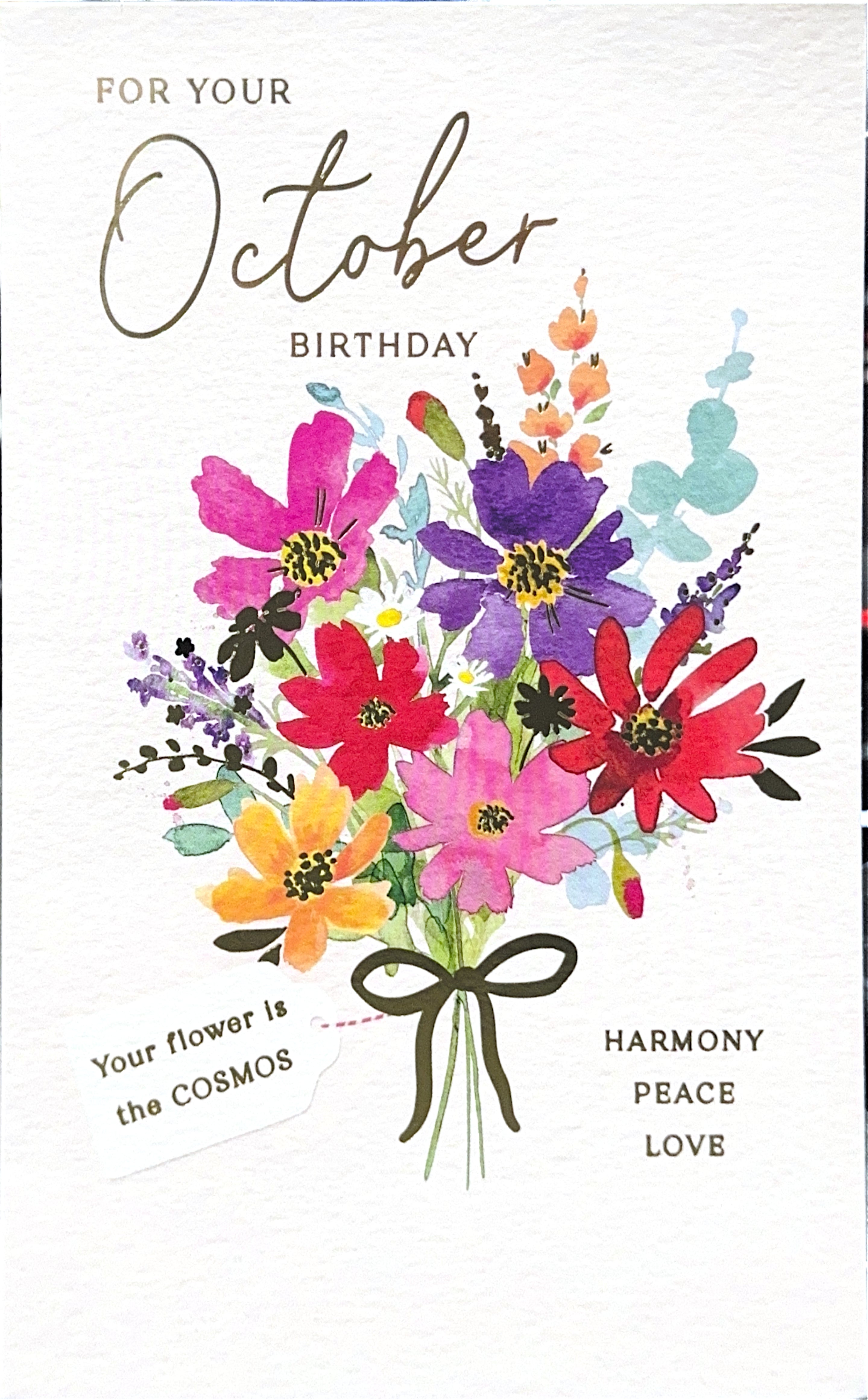 OCTOBER MONTHLY BIRTHDAY CARD