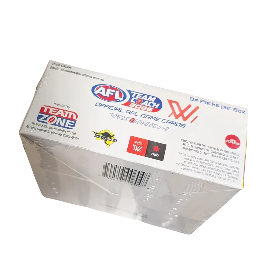 AFL WOMEN TEAM COACH 2026 CARDS