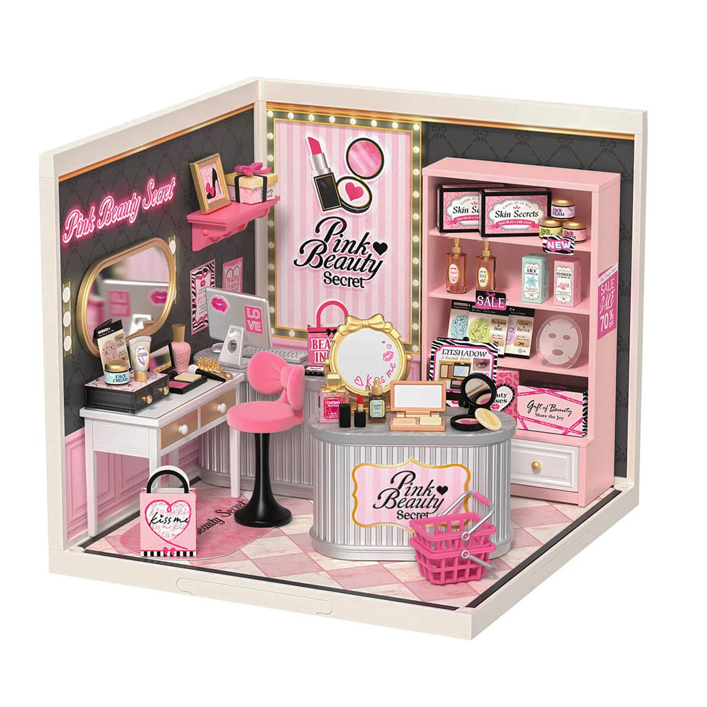 ROBOTIME DIY PLASTIC SUPERSTORE PINK BEAUTY SECRET