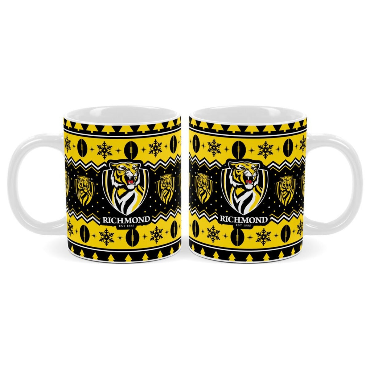 Richmond Tigers Christmas Coffee Mug