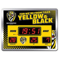 RICHMOND TIGERS LED SCOREBOARD CLOCK