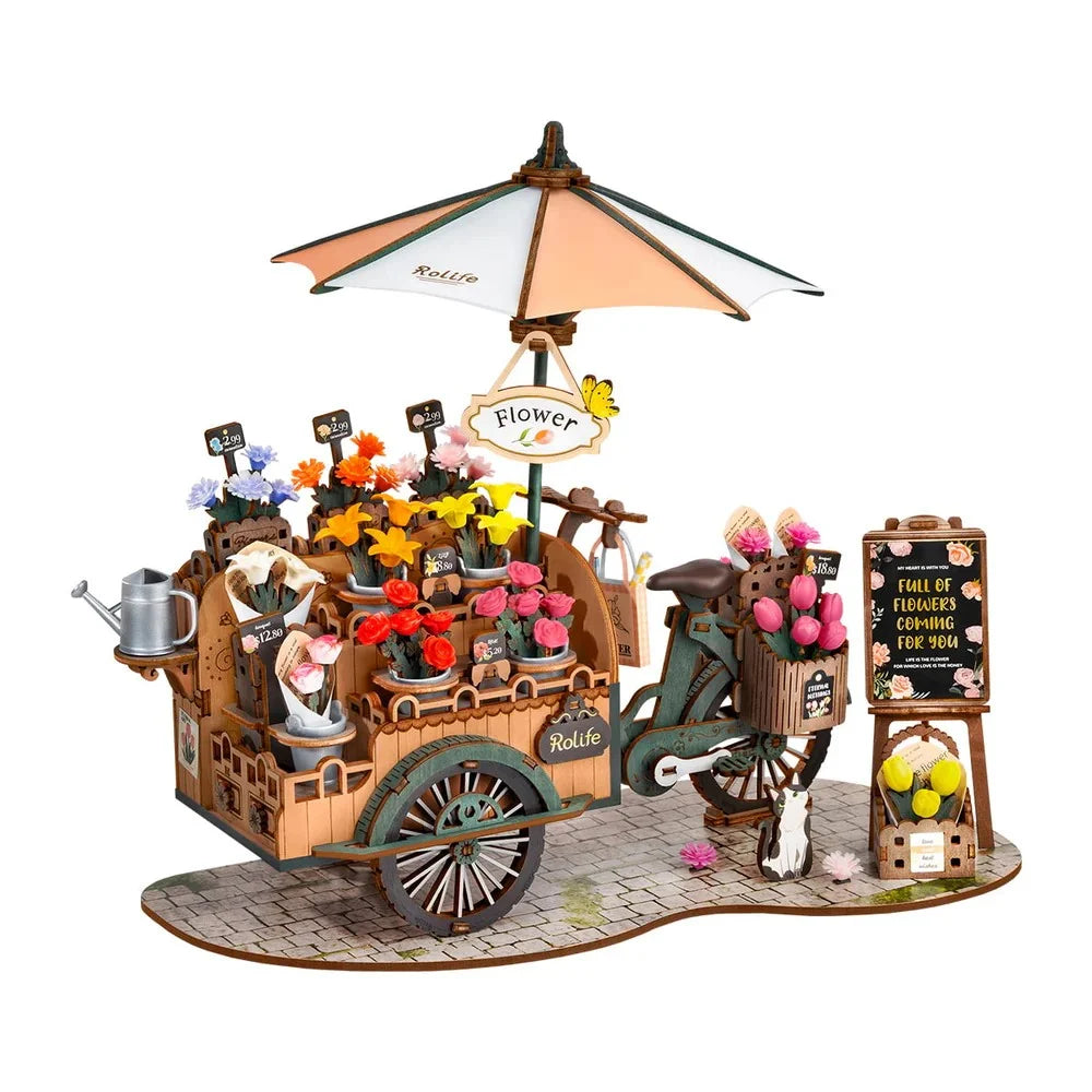 ROBOTIME DIY CREATION SET BLOSSOM CART