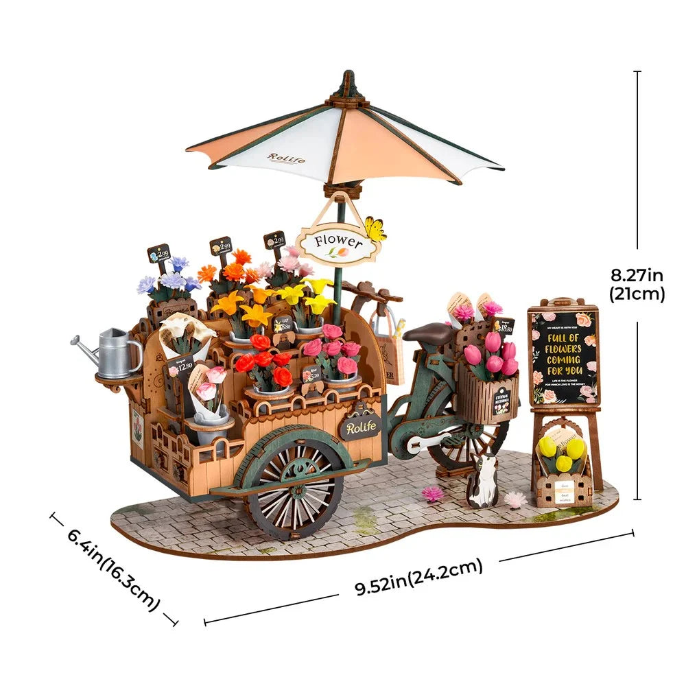 ROBOTIME DIY CREATION SET BLOSSOM CART