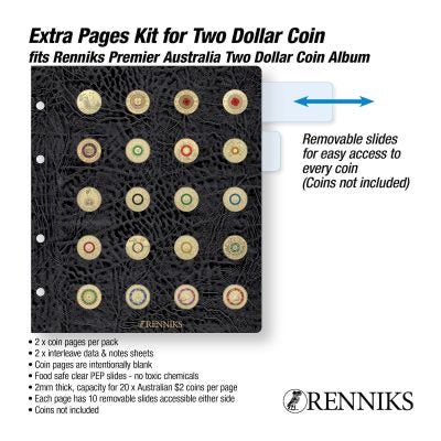 RENNIKS PREMIER AUSTRALIA $2 ALBUM EXTRA PAGES