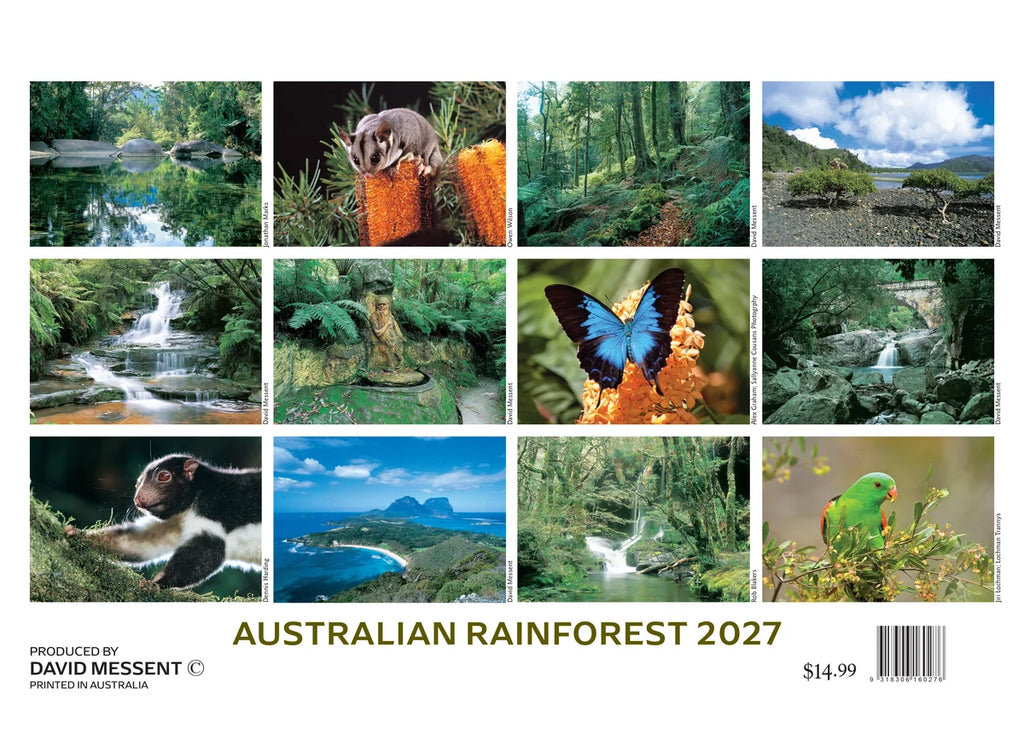 AUST RAINFOREST CALENDAR: 2027