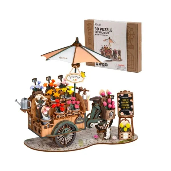 ROBOTIME DIY CREATION SET BLOSSOM CART