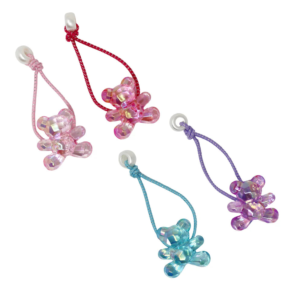 PINK POPPY - TEDDY BEAR HAIR ELASTICS