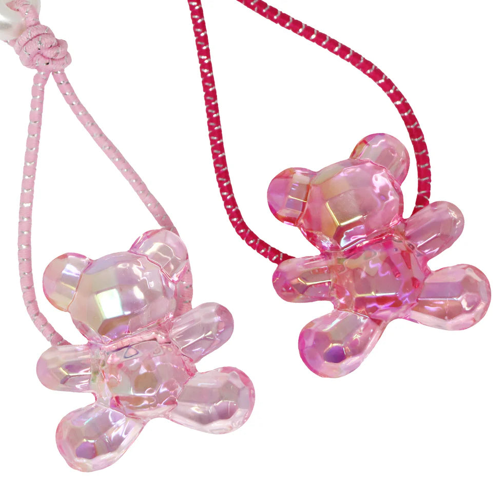 PINK POPPY - TEDDY BEAR HAIR ELASTICS