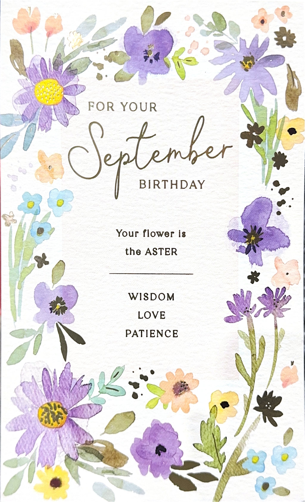 SEPTEMBER MONTHLY BIRTHDAY CARD