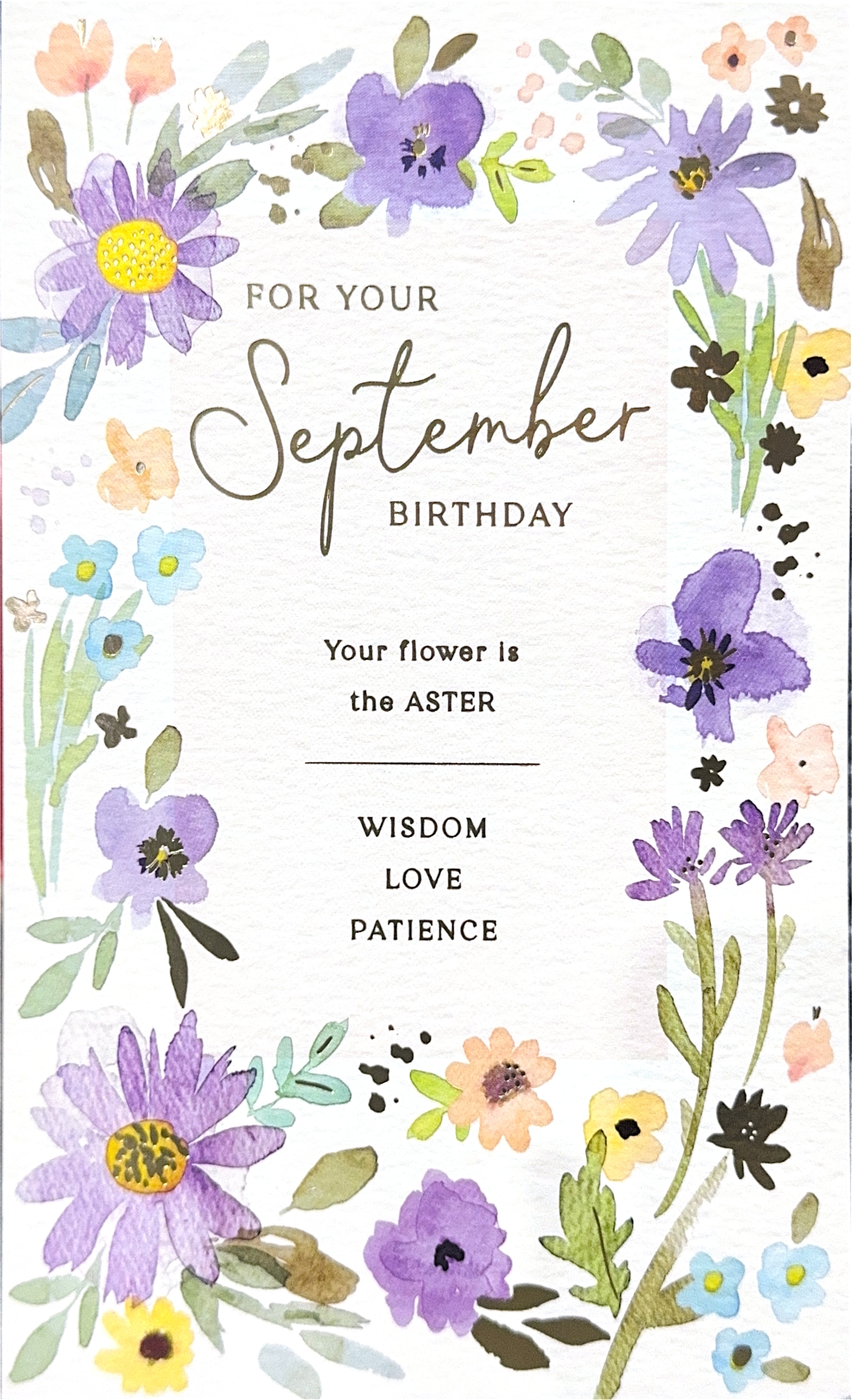 SEPTEMBER MONTHLY BIRTHDAY CARD