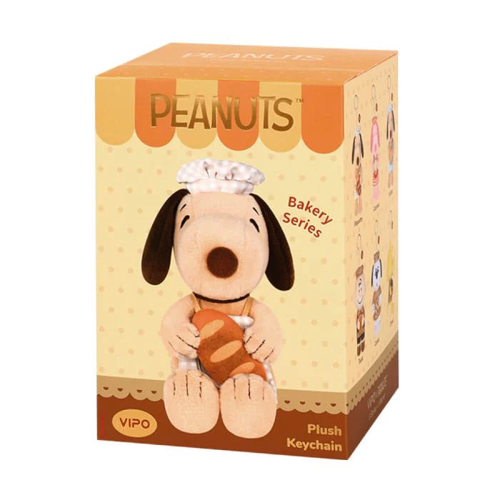 PEANUTS BAKERY PLUSH KEYRING BLIND BOX (7 ASST)