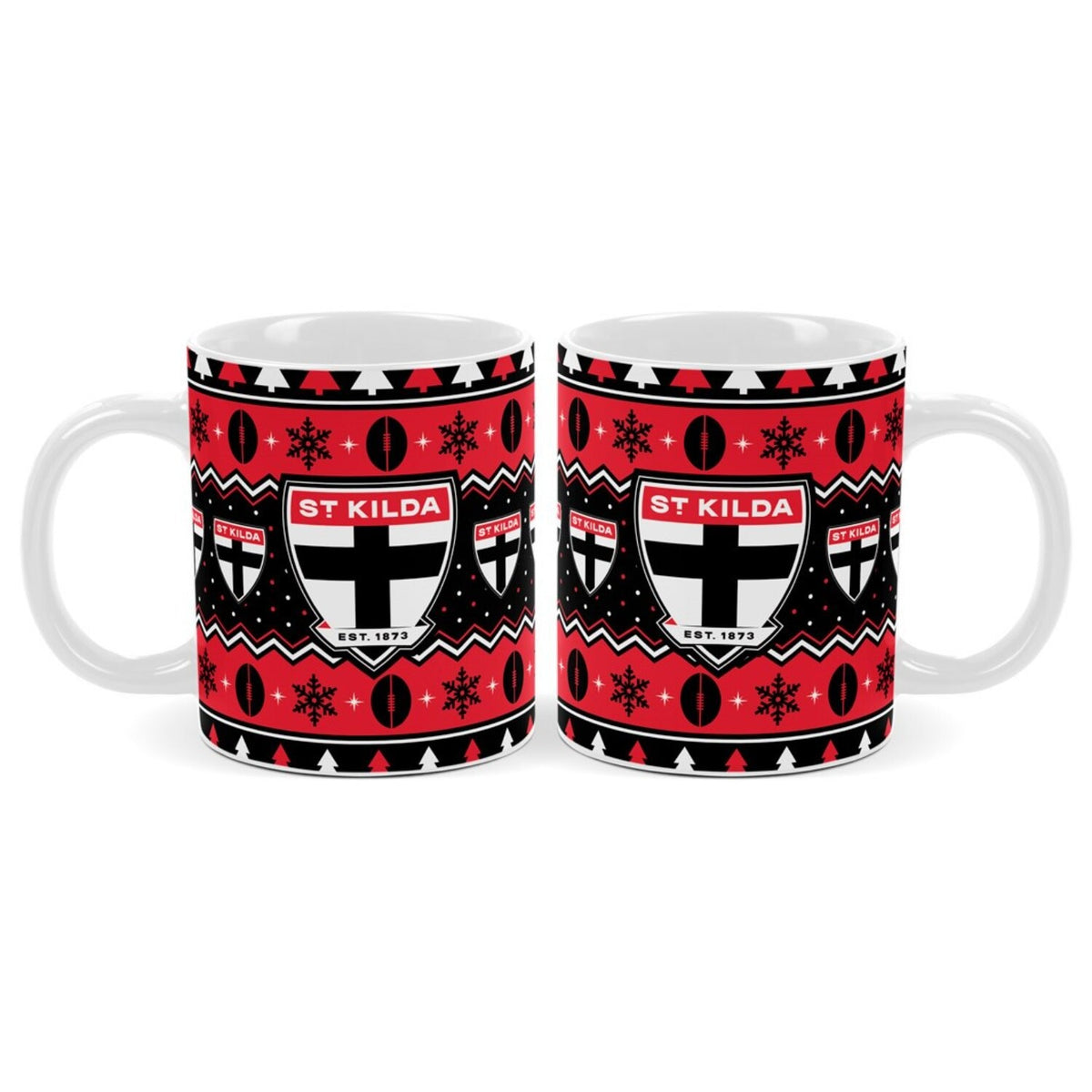 St Kilda Saints Christmas Coffee Mug
