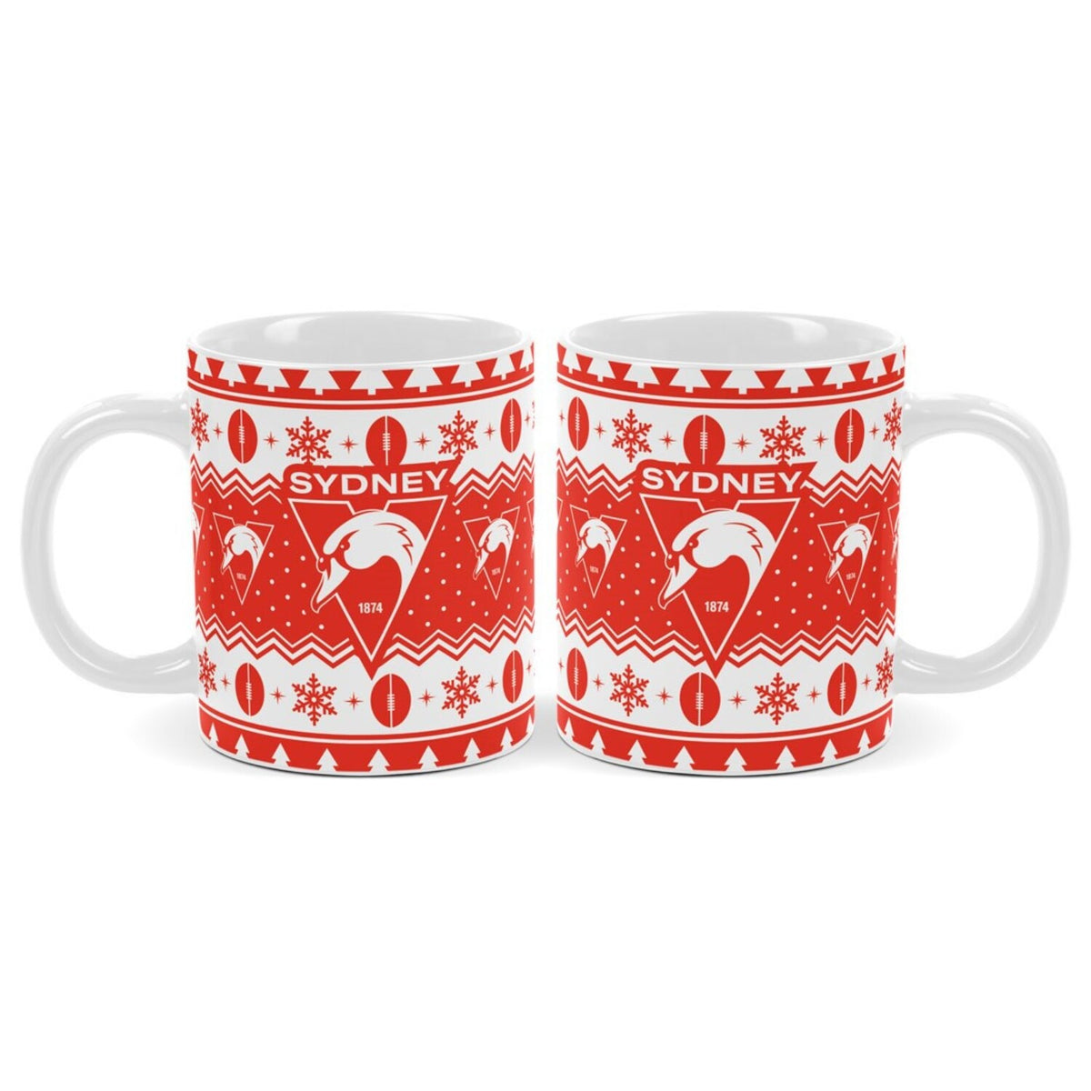 Sydney Swans Christmas Coffee Mug