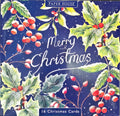 Boxed Card Park of 16 (2 designs)-Christmas Holly Floral