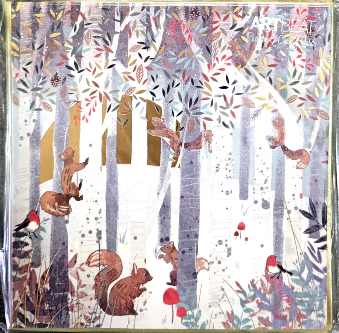 Card Pack of 6-Woodland Delight