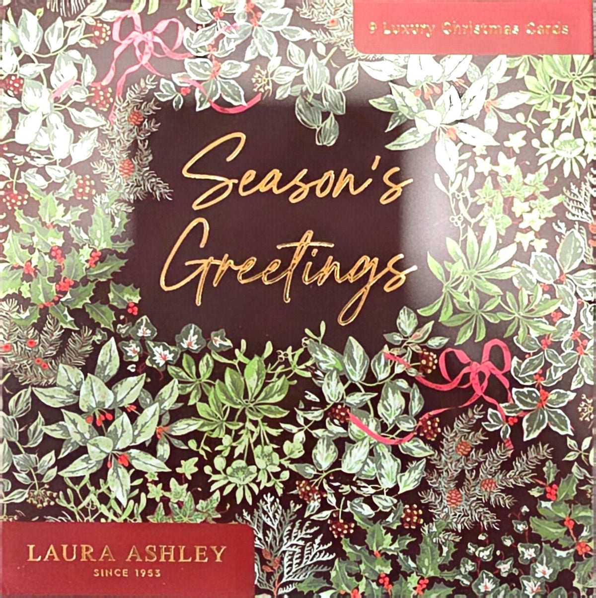 Boxed Card Pack of 9 (3 designs)-Laura Ashley